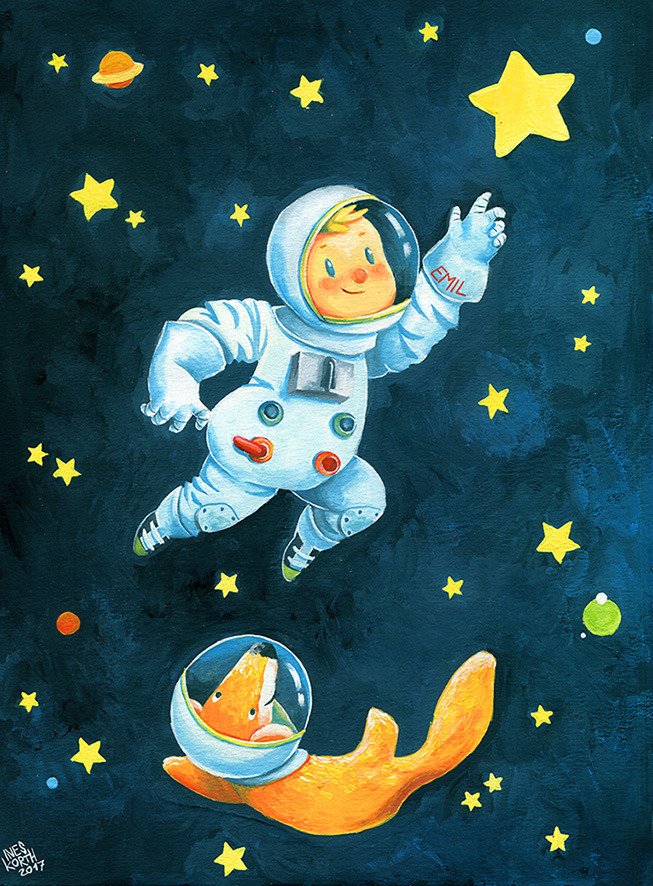 small astronaut