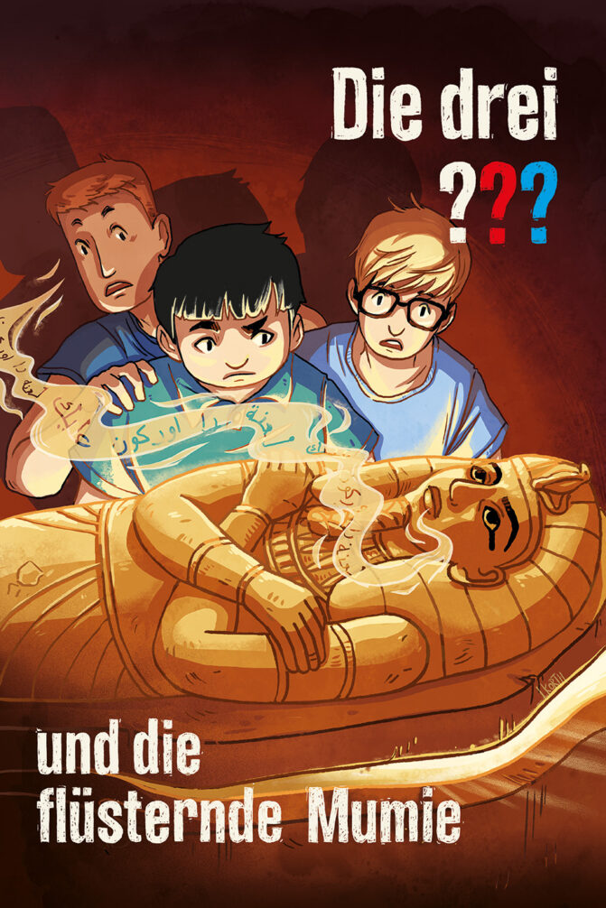 Cover "Die drei Fragezeichen und die flüsternde Mumie", KOSMOS